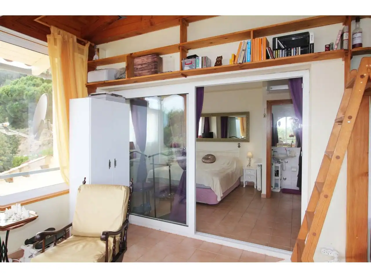 Bedroom of Houses for sale in Lloret de Mar  with Air Conditioner, Heating and Private garden