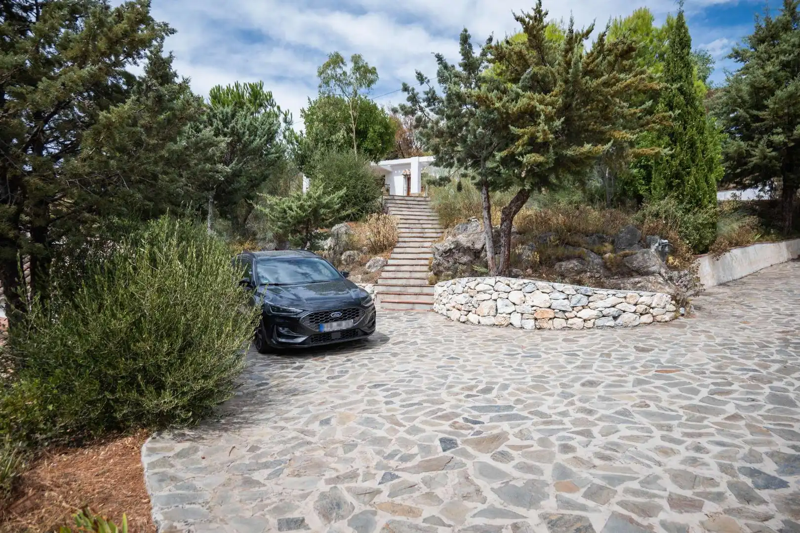 Exterior view of Houses for sale in Canillas de Albaida  with Air Conditioner, Private garden and Terrace