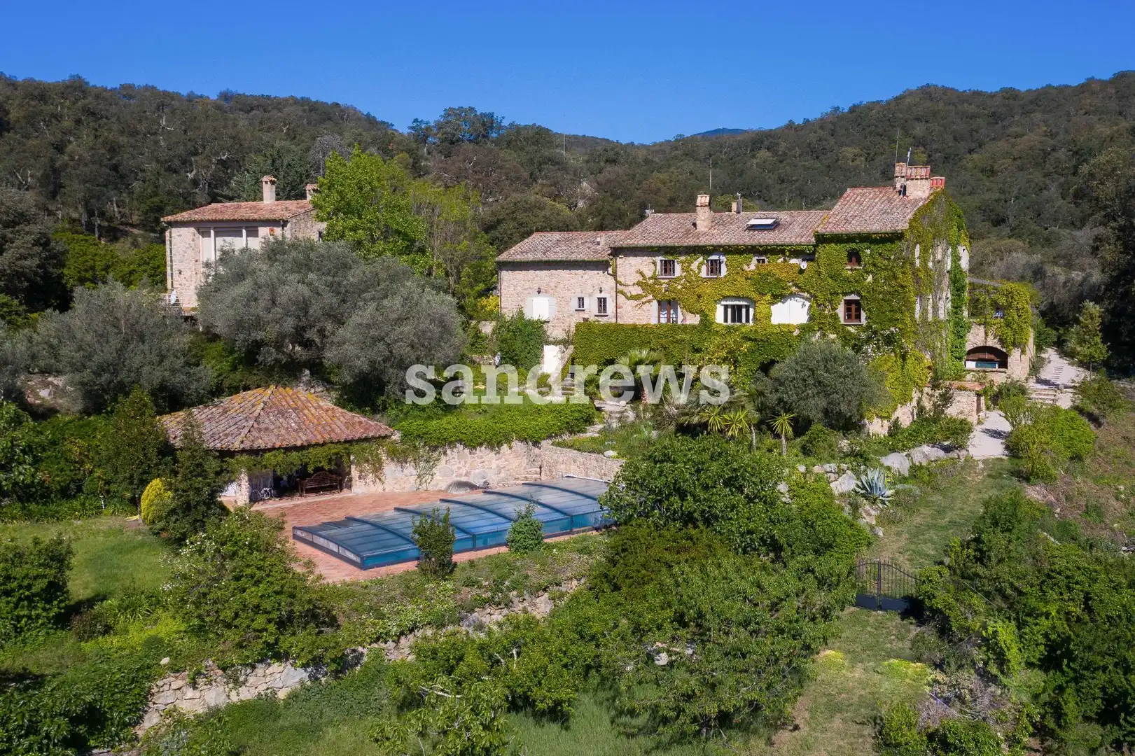 Exterior view of Country homes for sale in Agullana  with Air Conditioner, Heating and Private garden