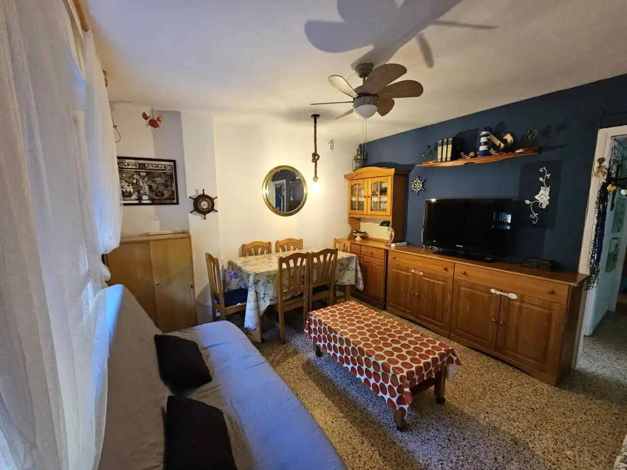 Sala de estar de Piso en venta en Oropesa del Mar / Orpesa con Aire acondicionado y Terraza
