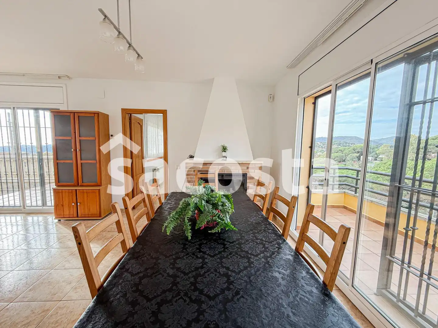 Comedor de Casa o chalet en venta en Lloret de Mar con Aire acondicionado, Calefacción y Jardín privado