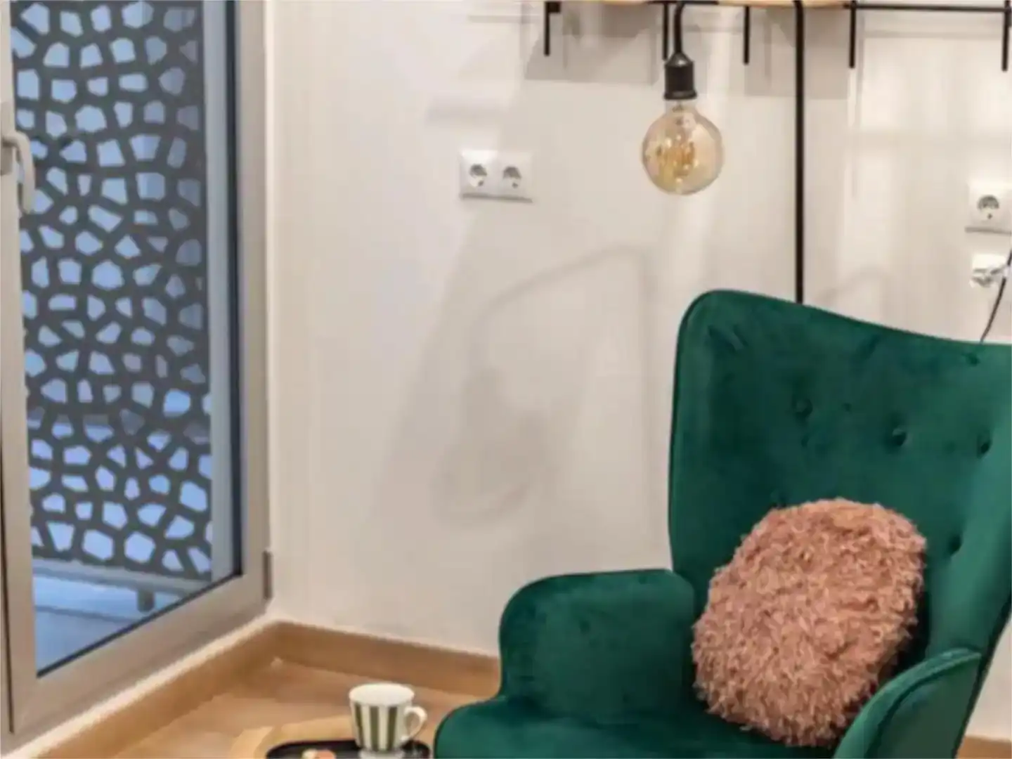 Wohnzimmer von Wohnung zur Miete in  Valencia Capital mit Klimaanlage und Balkon