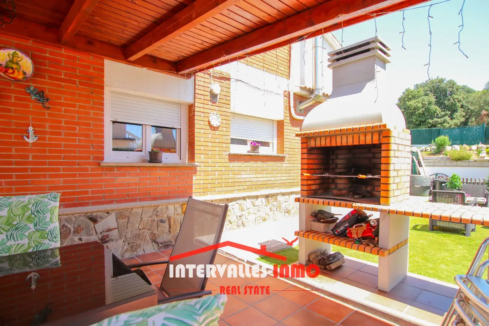 Terrace of Houses for sale in Bigues i Riells del Fai  with Air Conditioner, Heating and Private garden