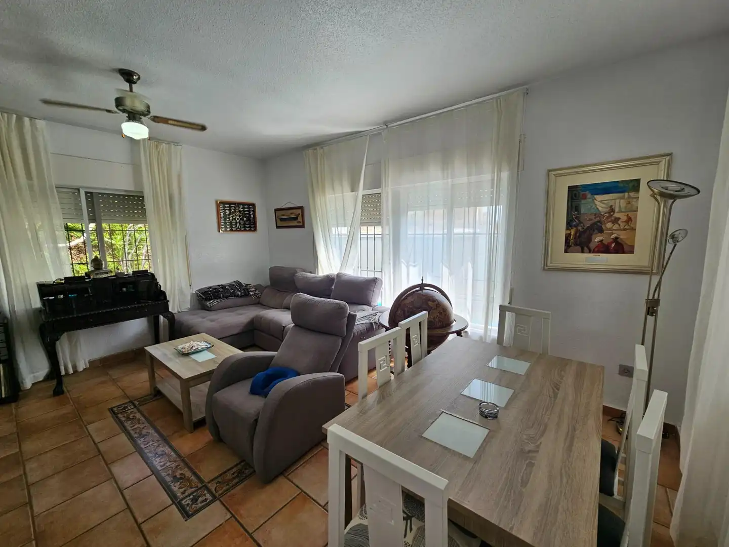 Sala de estar de Casa o chalet en venta en San Javier con Aire acondicionado, Jardín privado y Piscina