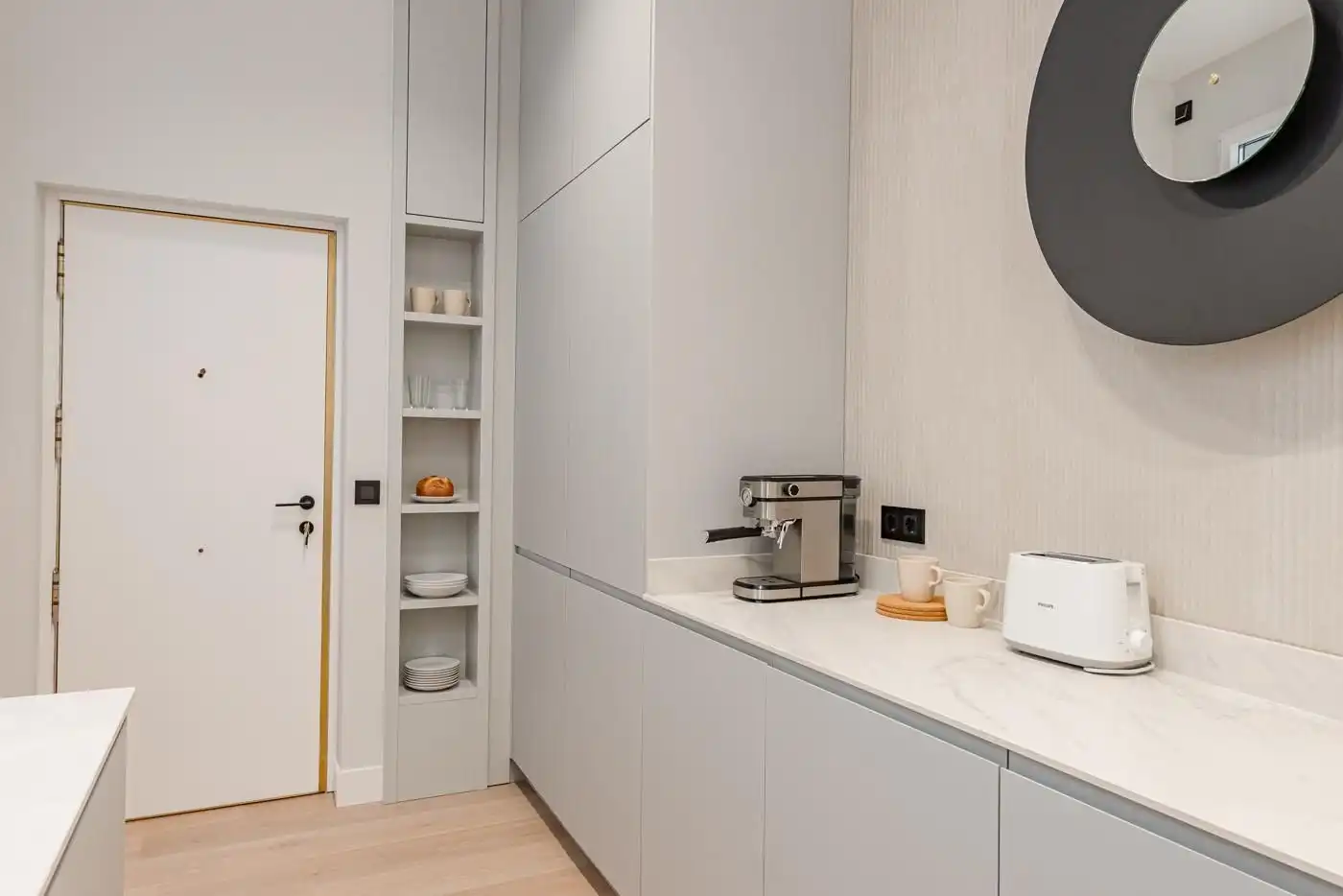 Küche von Wohnung zum Verkauf in Madrid mit Klimaanlage und Heizung