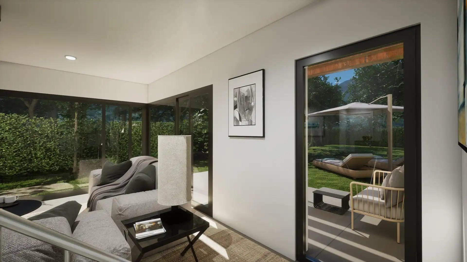 Sala de estar de Casa o chalet en venta en Vacarisses con Aire acondicionado, Jardín privado y Terraza