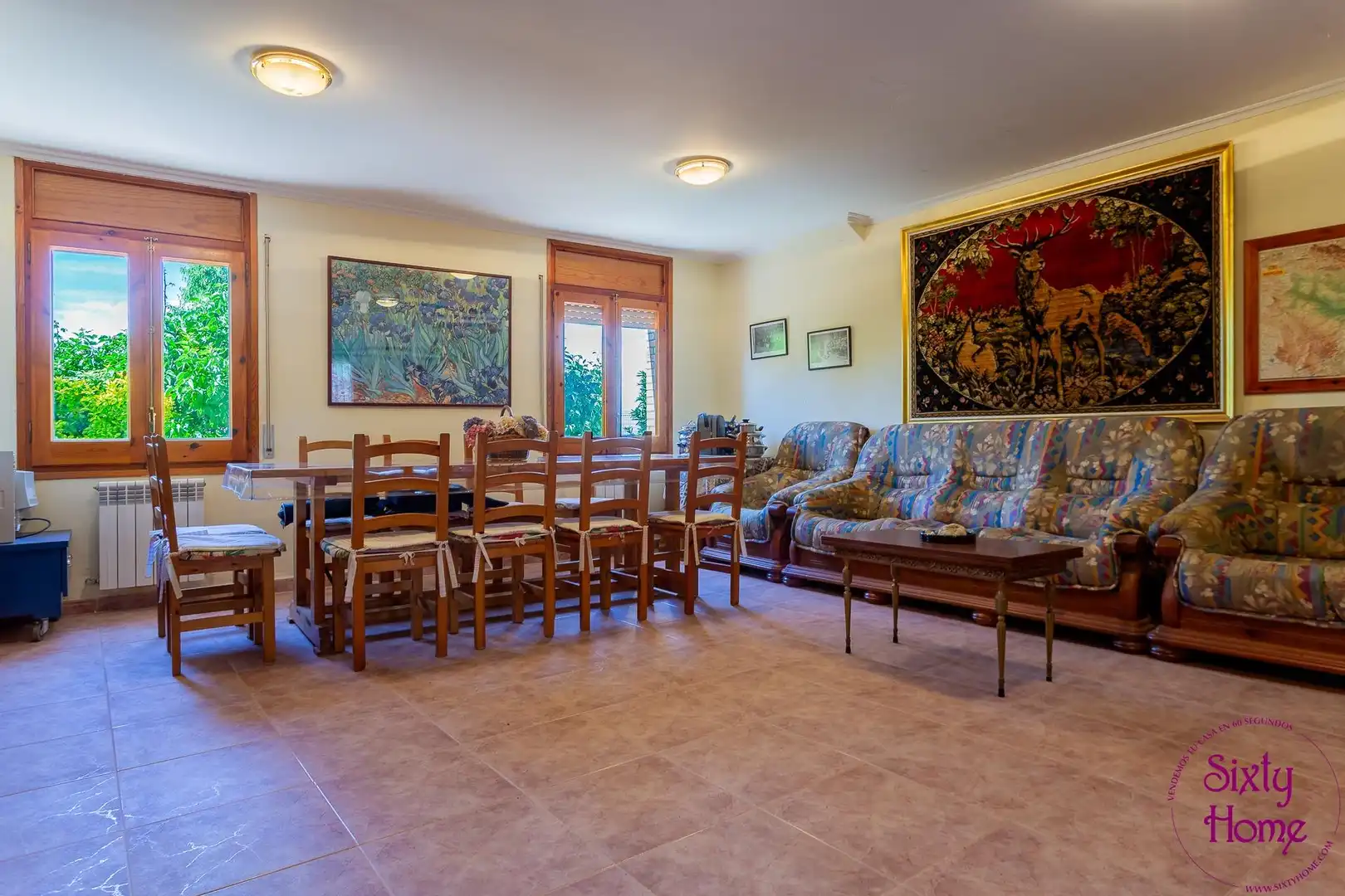 Comedor de Casa o chalet en venta en Angüés con Jardín privado, Terraza y Trastero