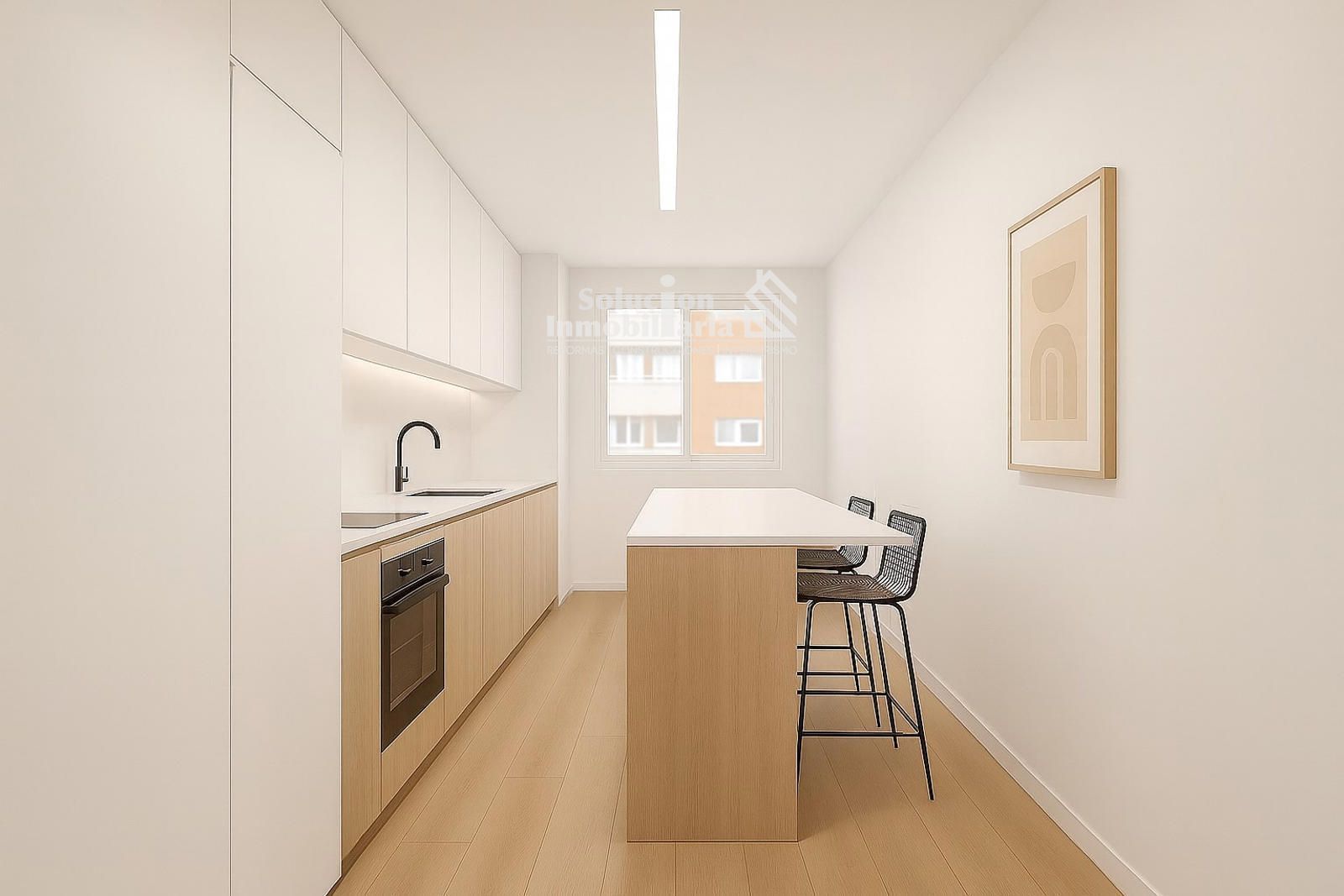 Cocina de Piso en venta en Salamanca Capital con Calefacción, Terraza y Balcón