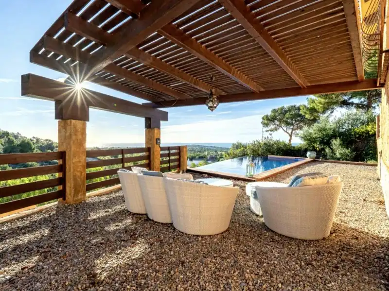 Terraza de Casa o chalet en venta en Roda de Berà con Aire acondicionado, Terraza y Piscina
