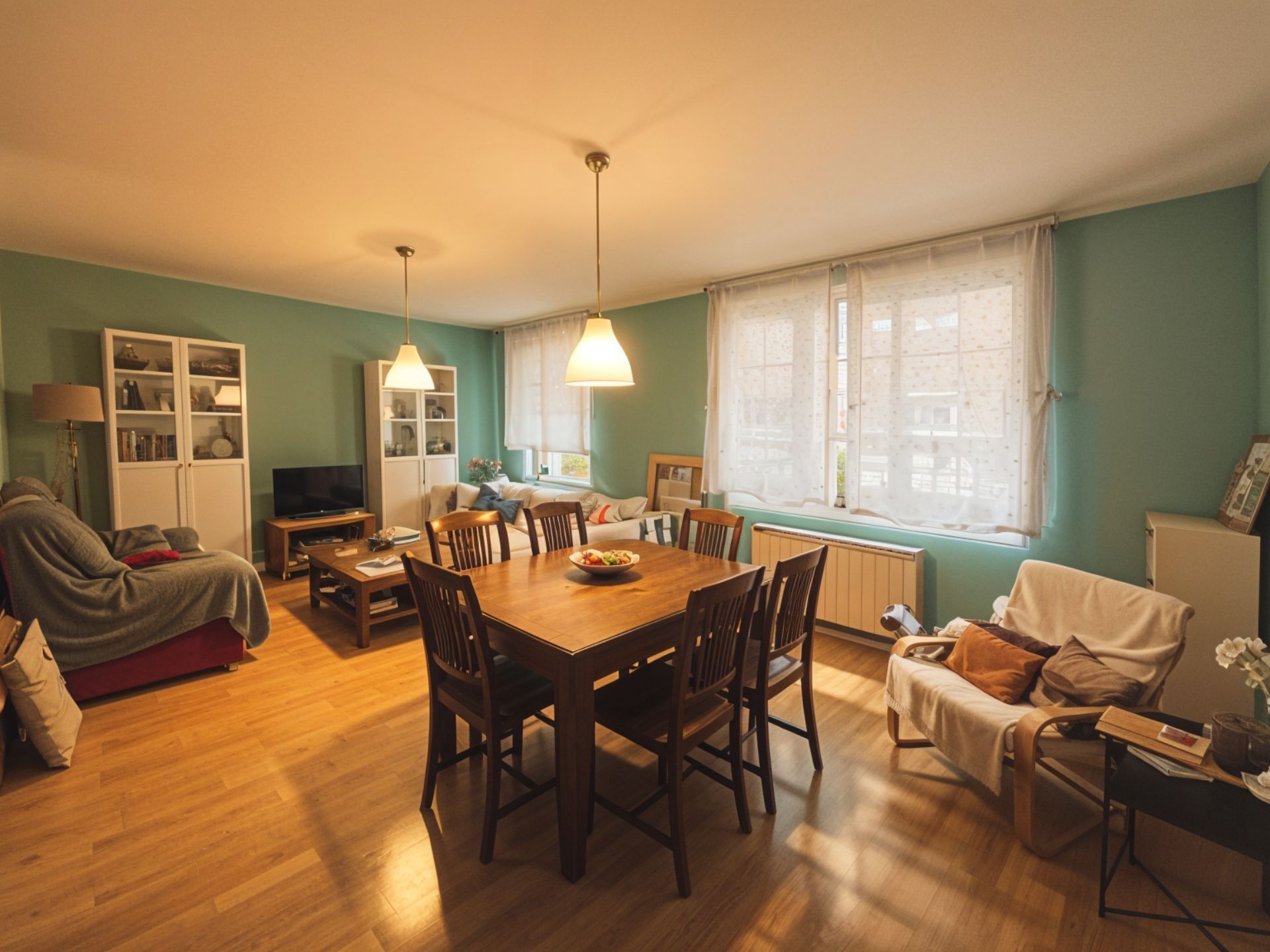 Comedor de Piso en venta en  Zaragoza Capital con Calefacción y Terraza