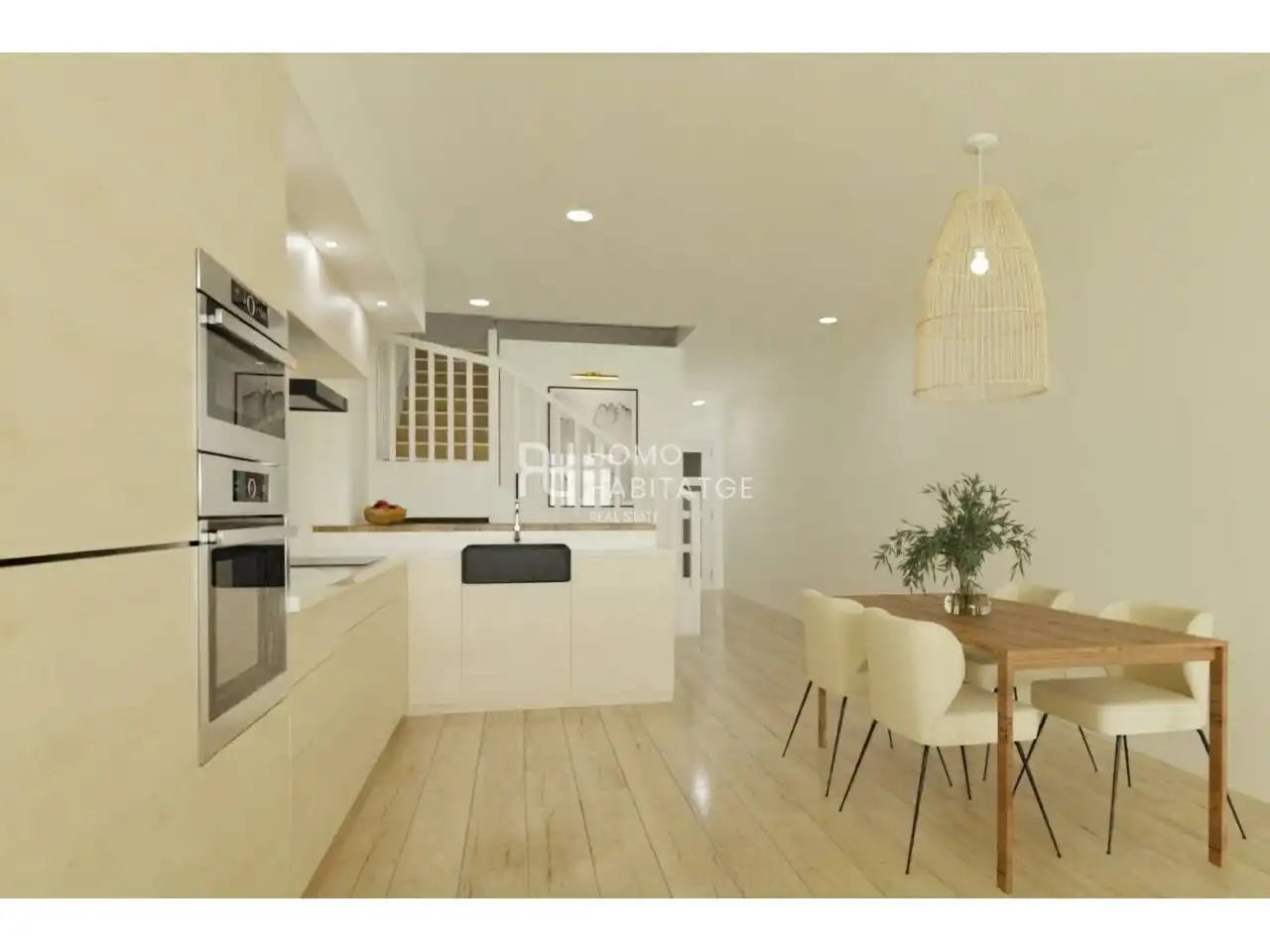 Kitchen of Houses for sale in Sabadell  with Terrace and Alarm