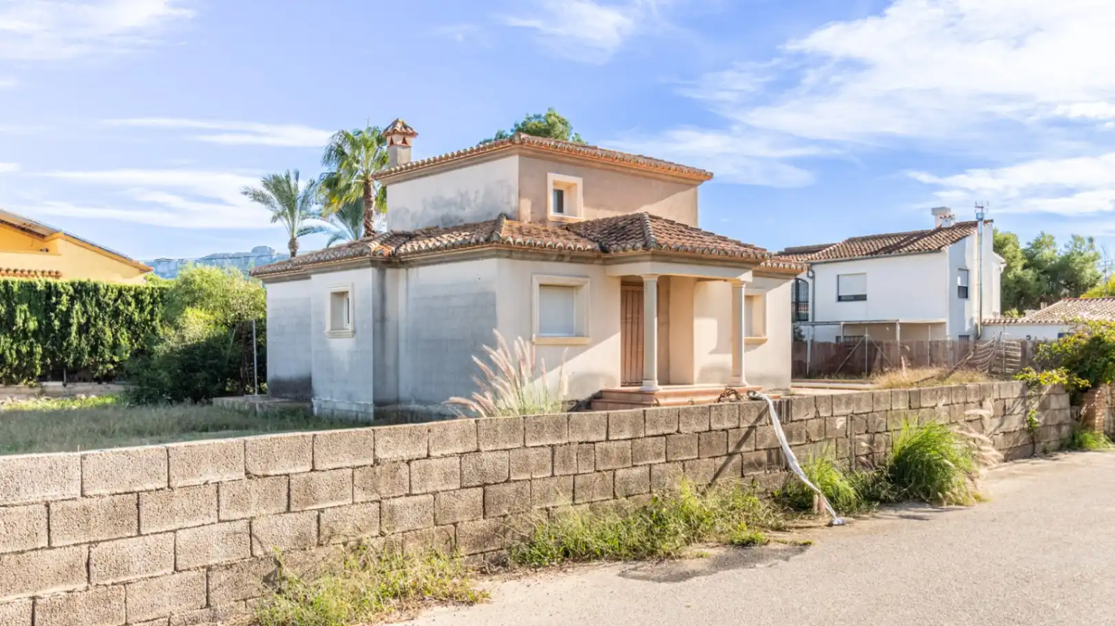 Vista exterior de Casa o chalet en venta en Dénia con Terraza y Piscina