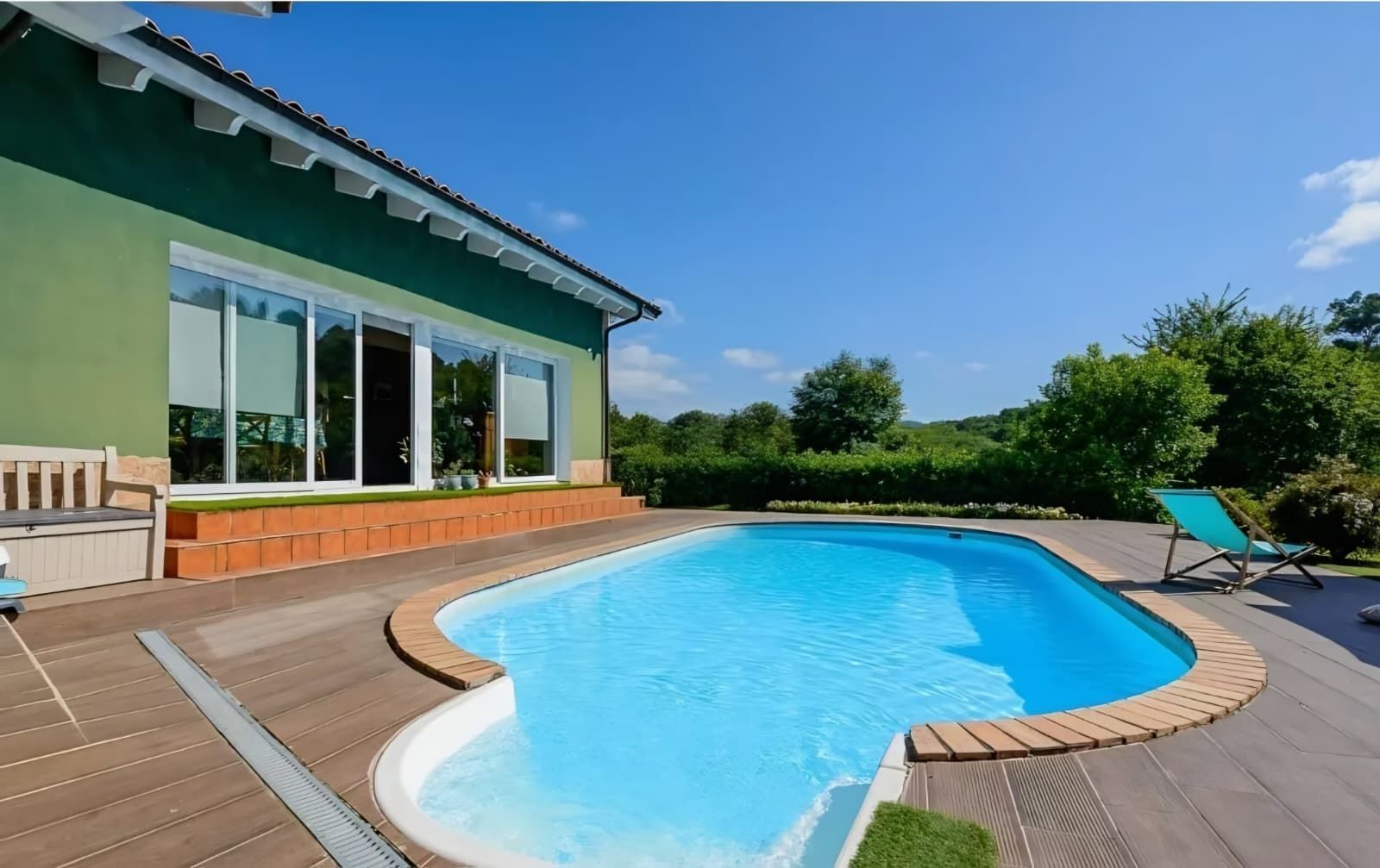 Swimming pool of House or chalet for sale in Laviana  with Heating, Storage room and Swimming Pool