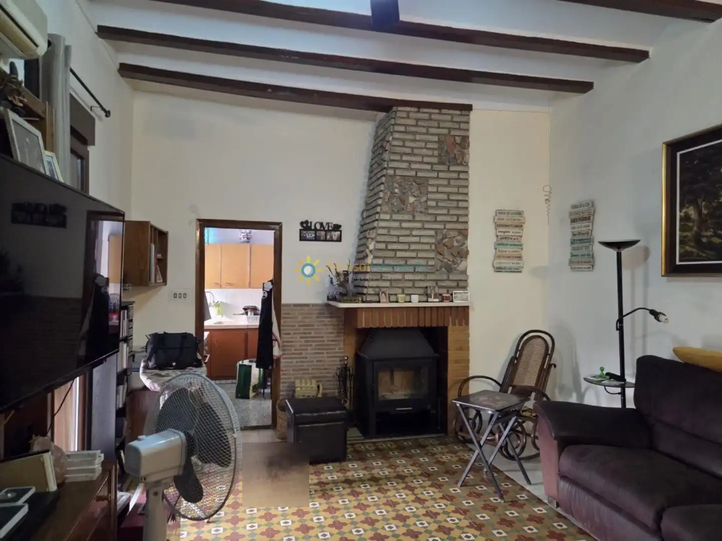 Living room of Detached homes for sale in Alcàntera de Xúquer  with Private garden, Terrace and Storage room