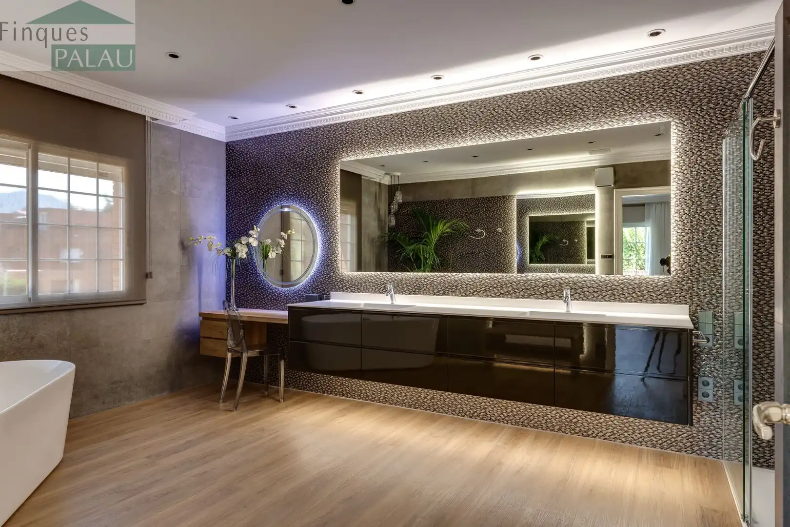 Baño de Casa o chalet de alquiler en Sant Just Desvern con Aire acondicionado, Jardín privado y Terraza