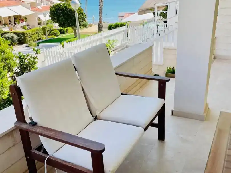 Terrasse von Wohnung zur Miete in Playa de San Juan - El Cabo de las Huertas