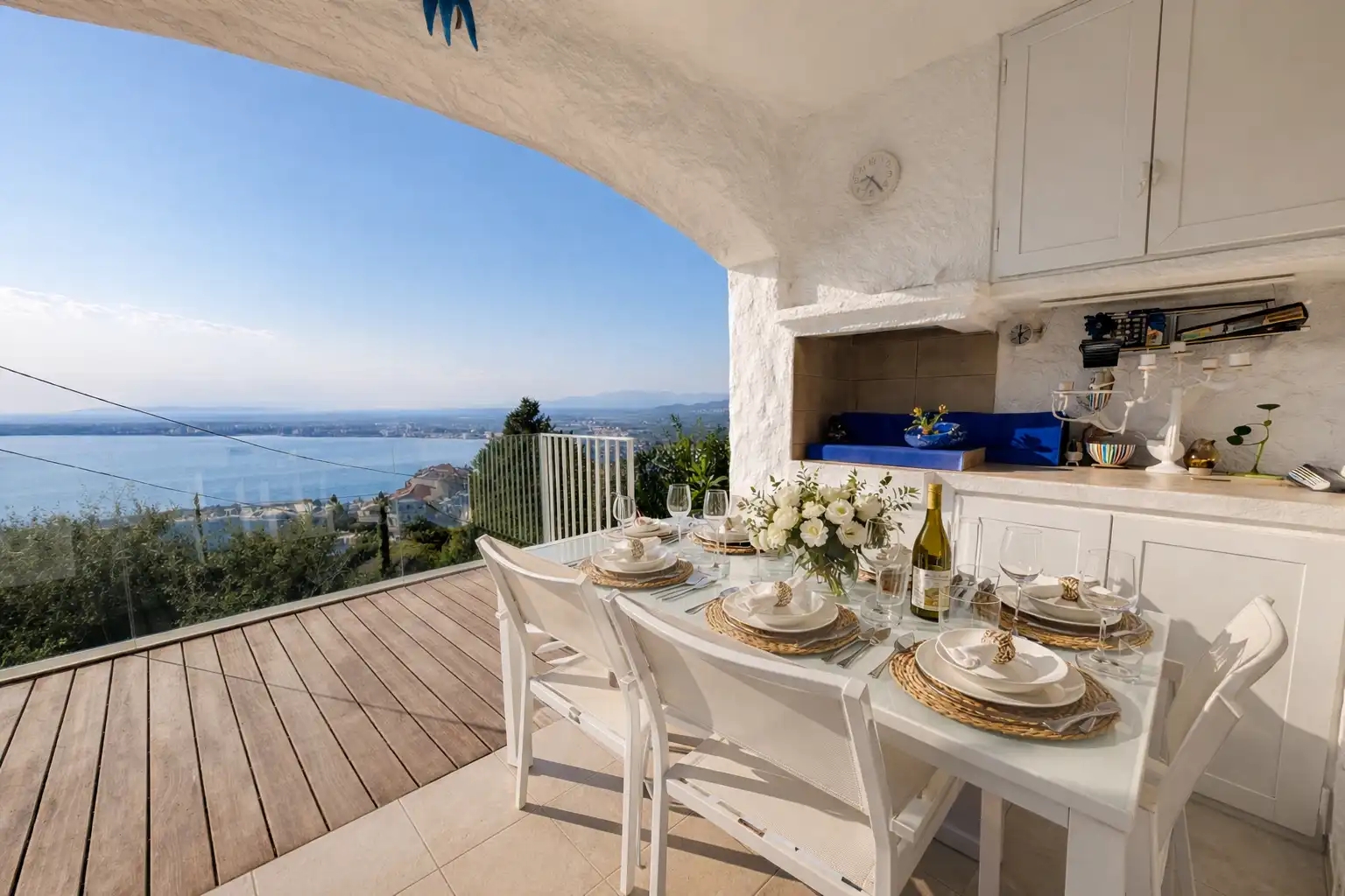 Terrasse von Maisonette zum Verkauf in Roses mit Klimaanlage, Heizung und Privatgarten