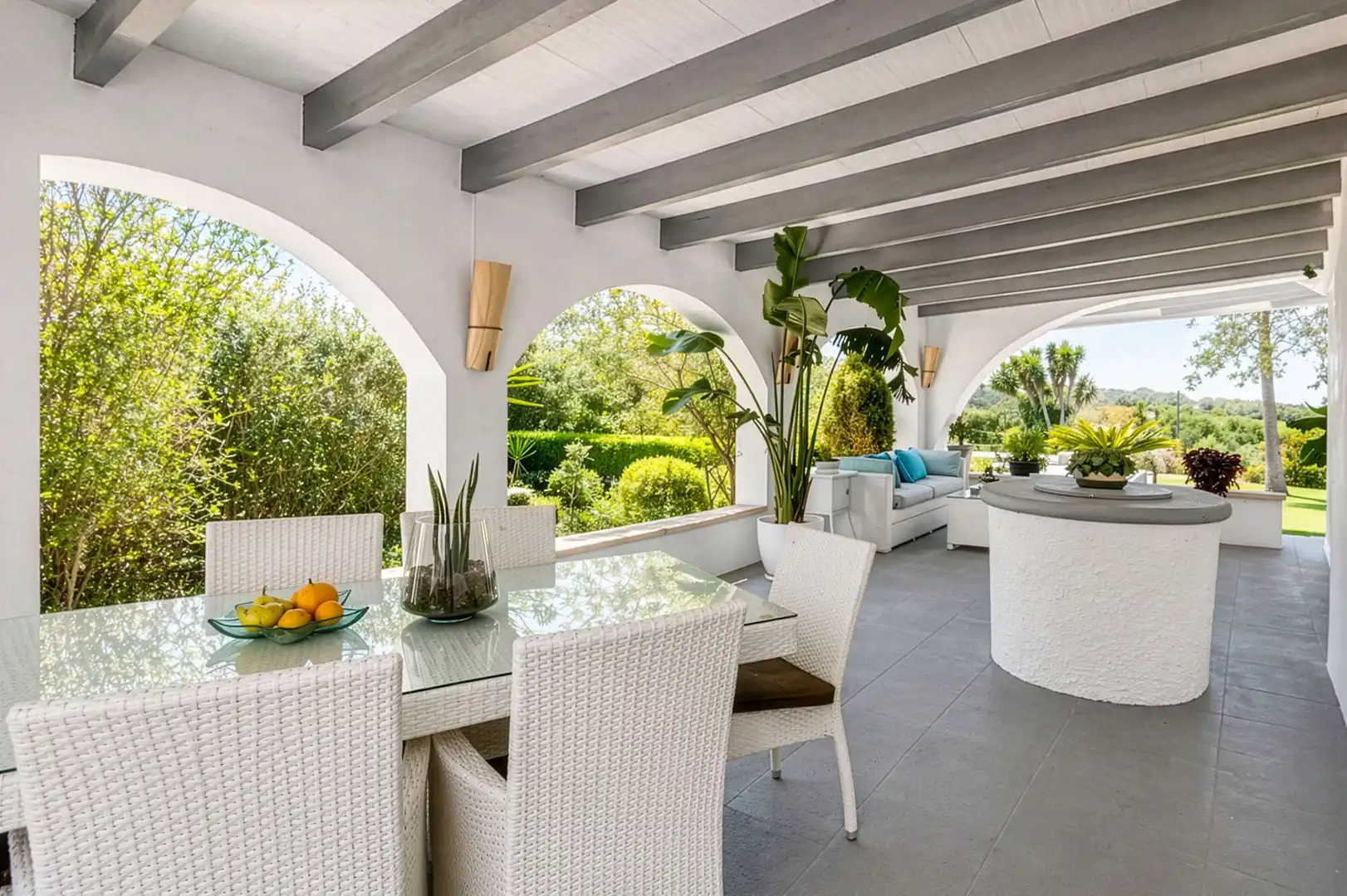 Terraza de Finca rústica en venta en Sineu con Aire acondicionado, Terraza y Amueblado