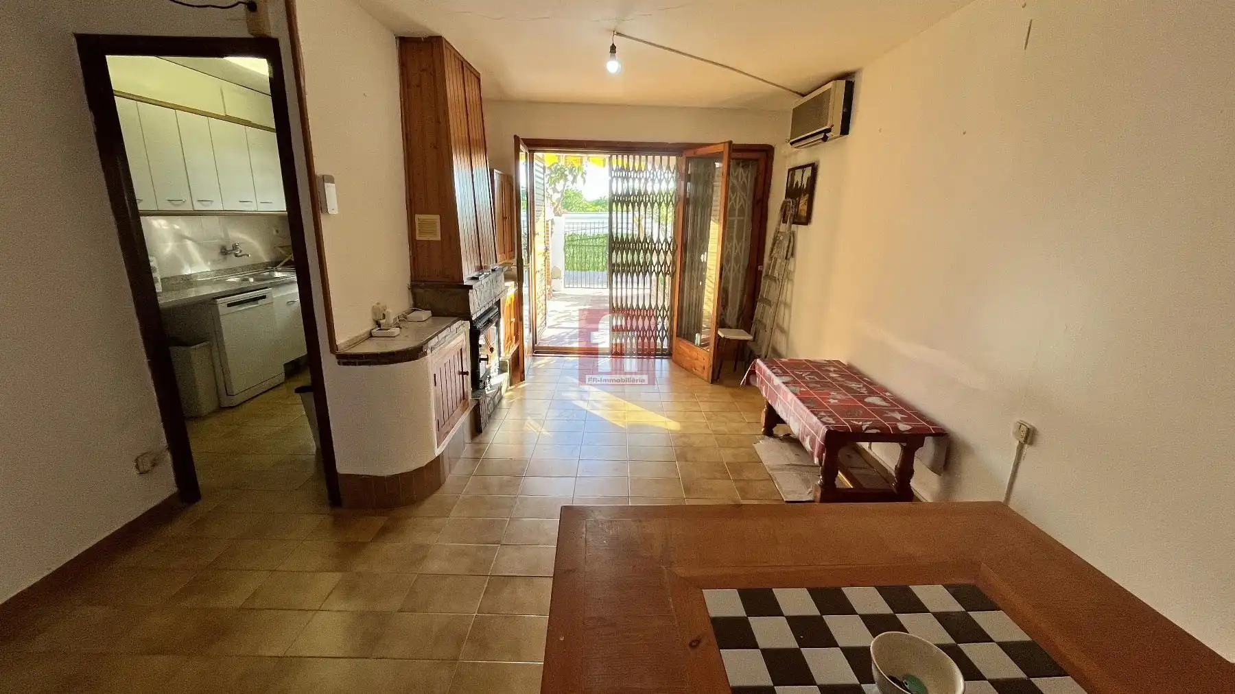 Cocina de Casa adosada en venta en Creixell con Balcón y Piscina comunitaria