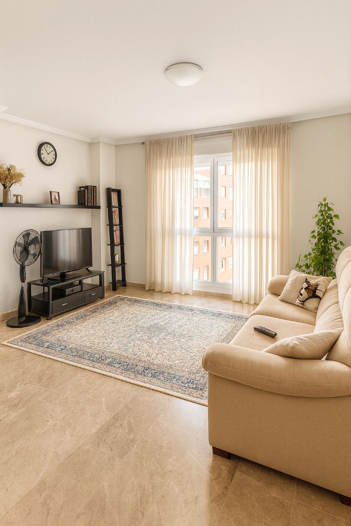 Living room of Flat to rent in Cartagena  with Furnished, Oven and Washing machine