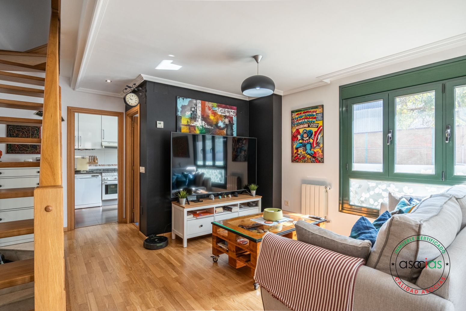 Sala de estar de Casa o chalet en venta en Gijón  con Calefacción