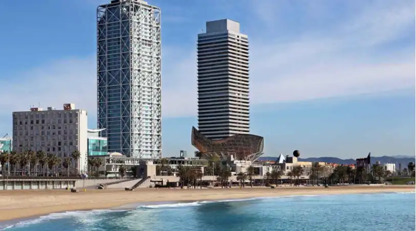 Vista exterior de Piso en venta en Barcelona con Aire acondicionado, Parquet y Terraza