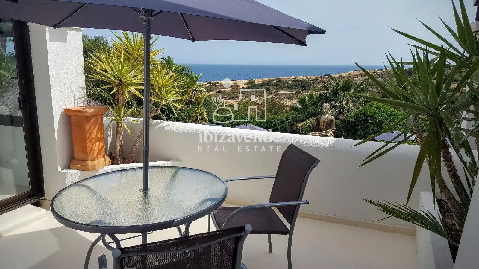 Terrace of Houses for sale in Santa Eulària des Riu  with Air Conditioner, Private garden and Terrace