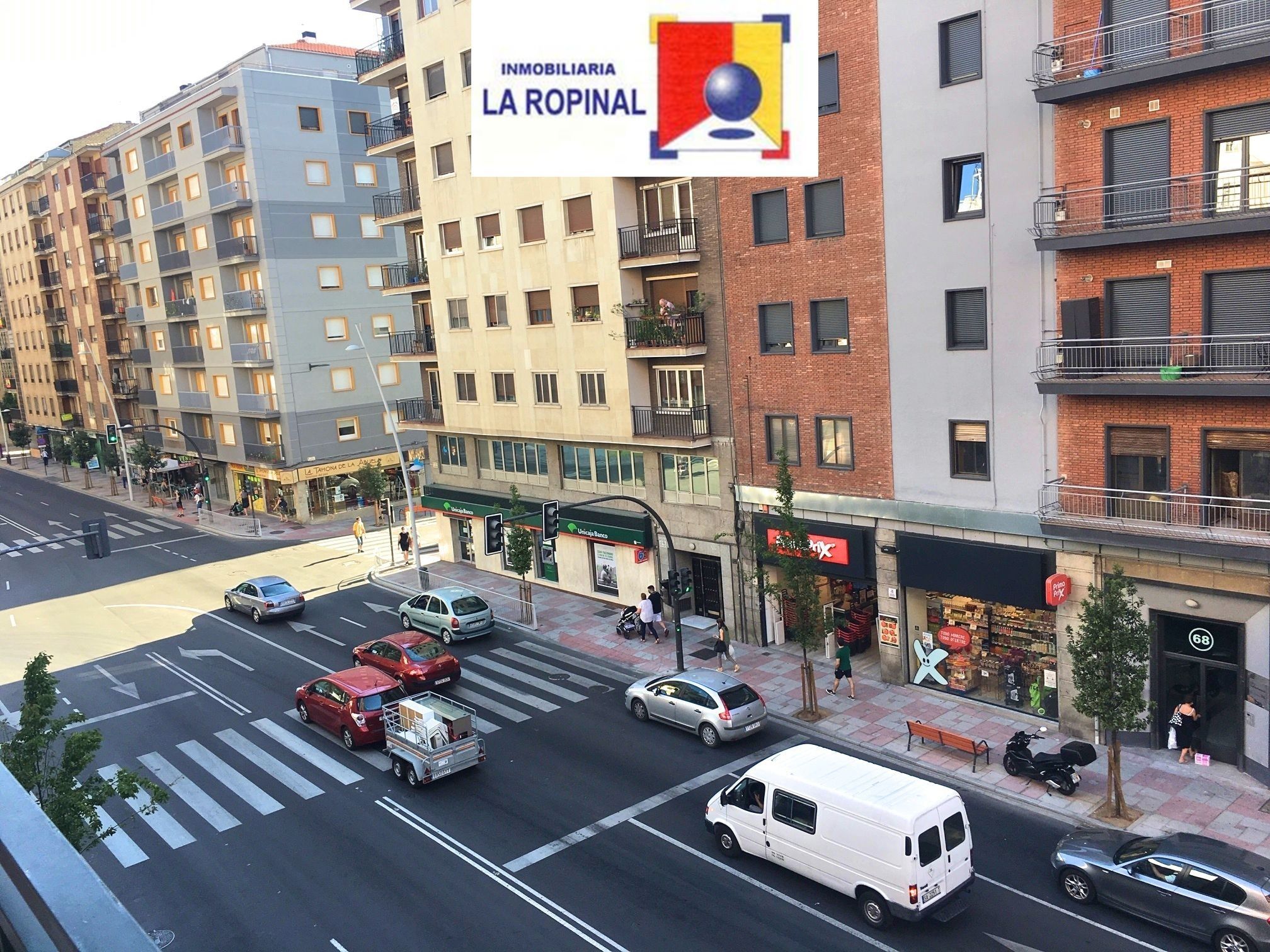 Vista exterior de Pis de lloguer en Salamanca Capital amb Calefacció, Terrassa i Forn