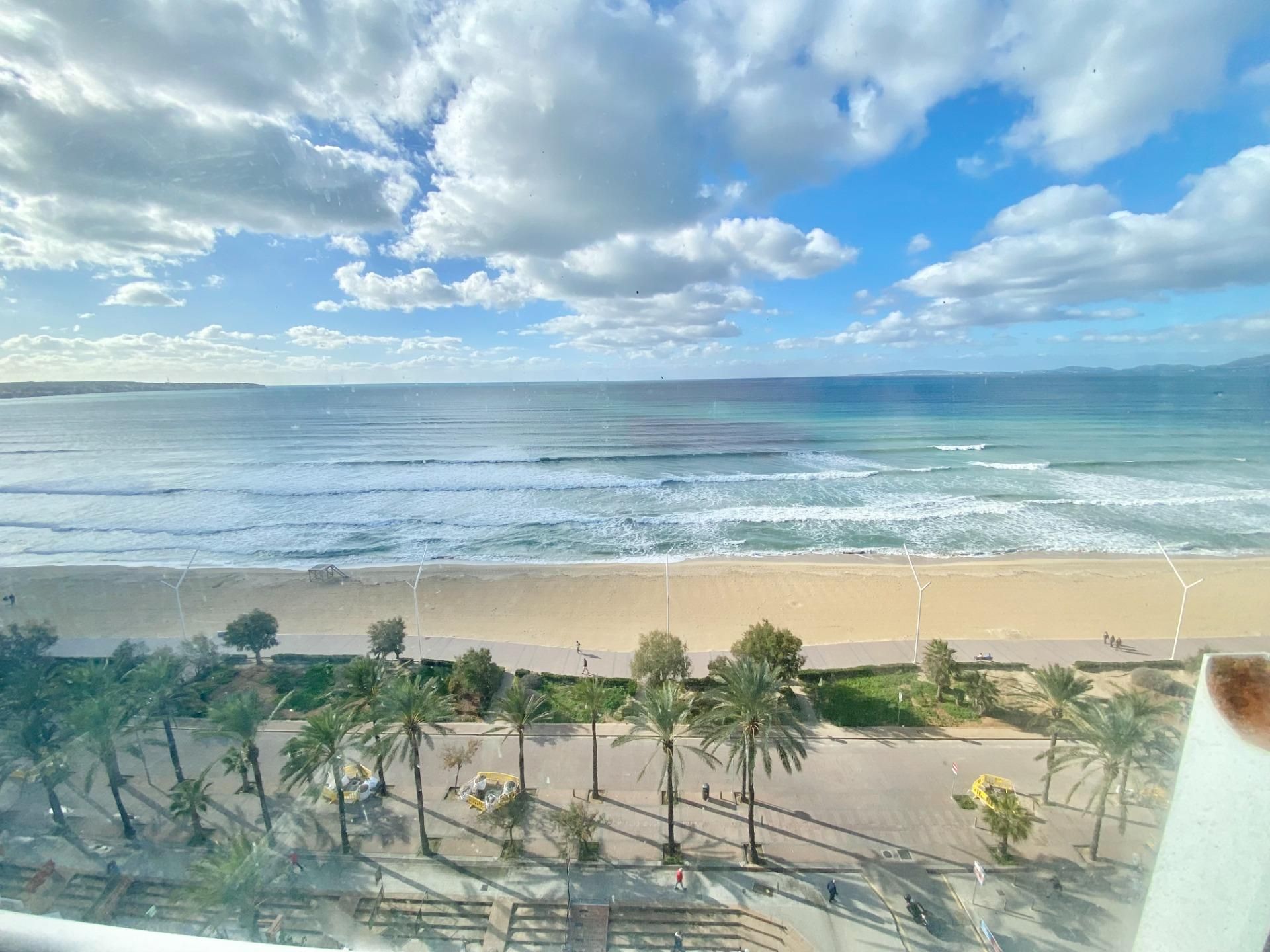 Exterior view of Flat for sale in  Palma de Mallorca  with Parquet flooring, Terrace and Balcony