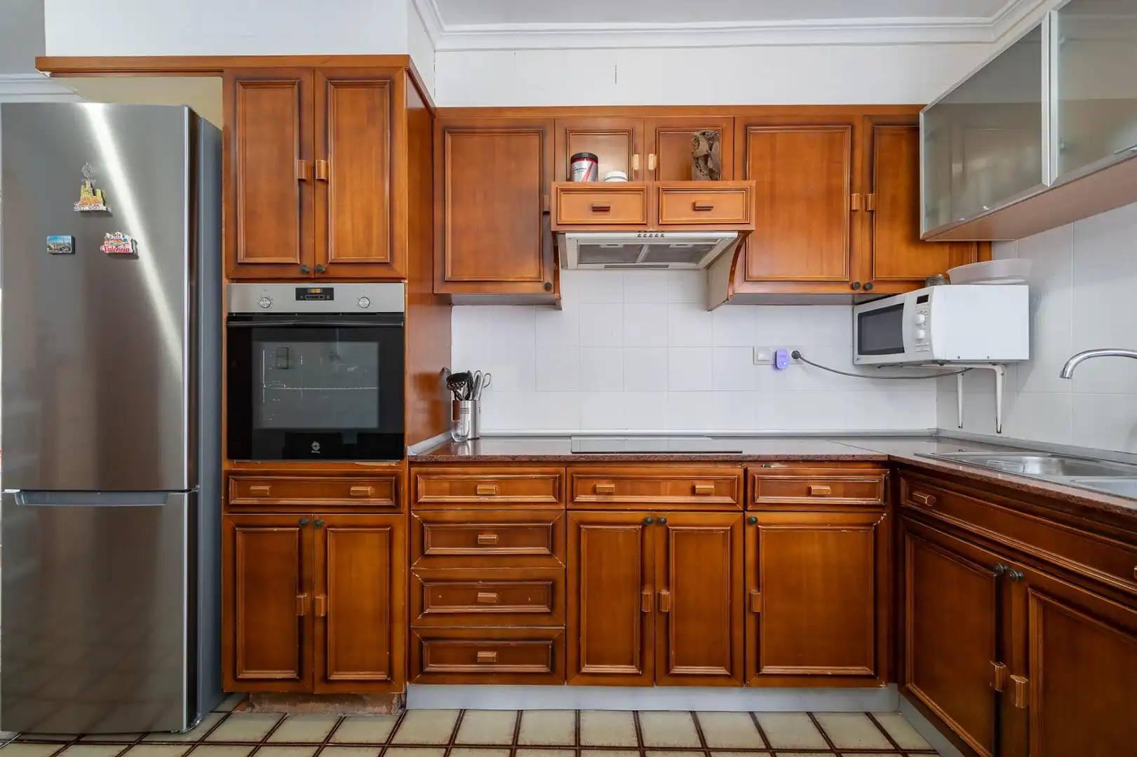 Kitchen of Flat for sale in Albal  with Balcony