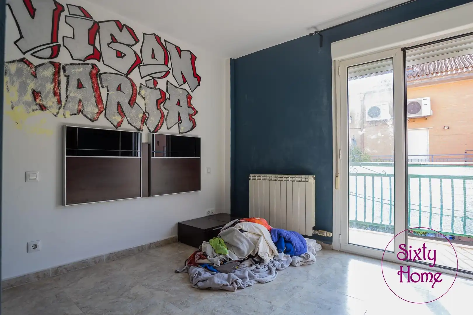 Dormitori de Casa adosada en venda en Gallur amb Aire condicionat, Calefacció i Terrassa