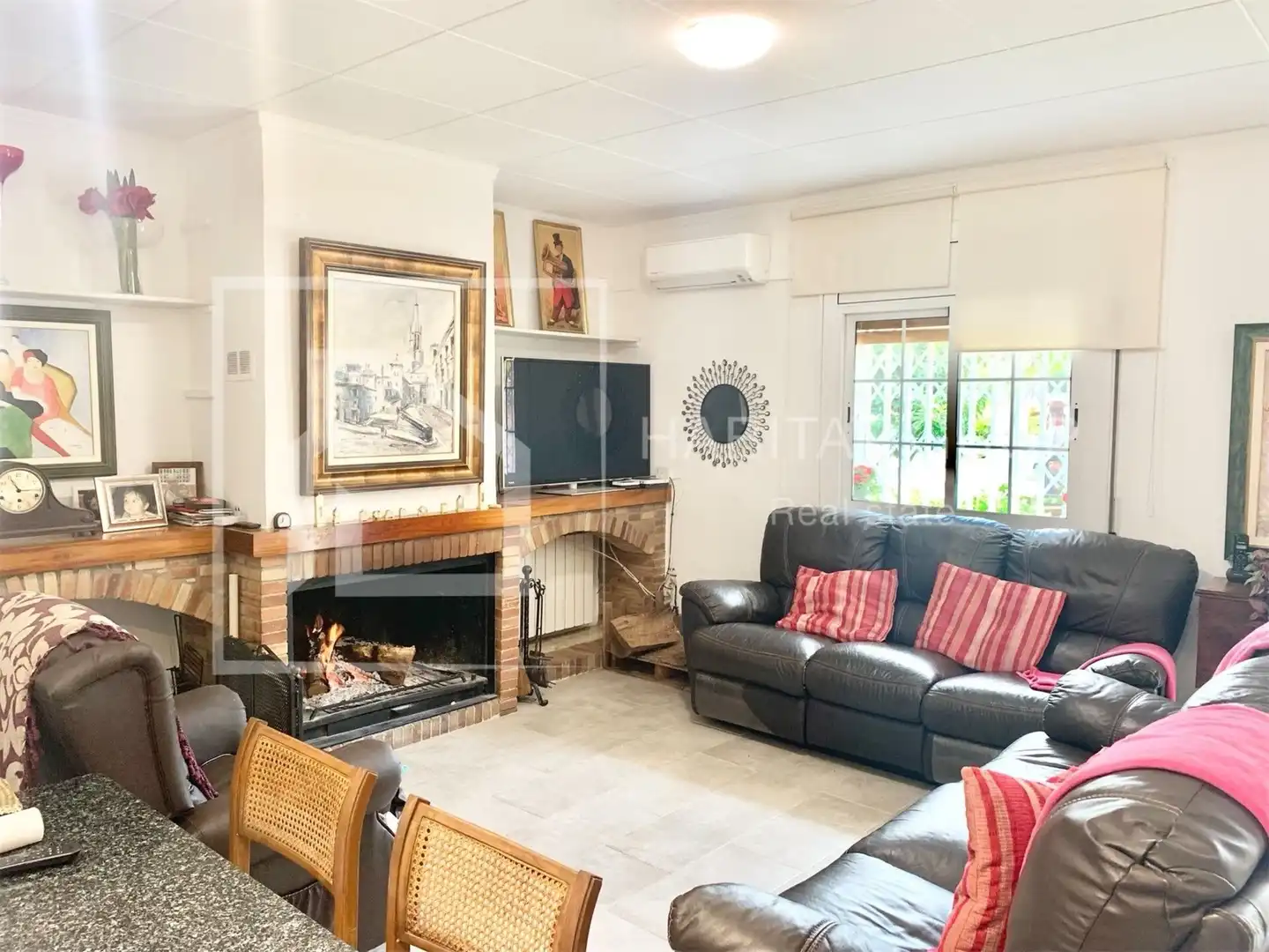 Sala d'estar de Casa o xalet en venda en Girona
