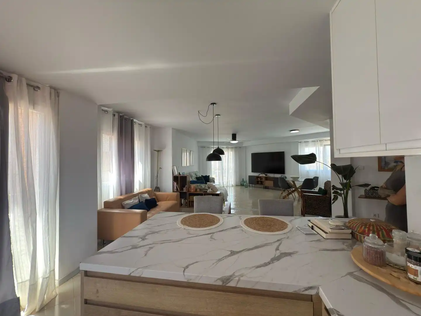 Sala d'estar de Pis en venda en Aspe amb Aire condicionat i Traster