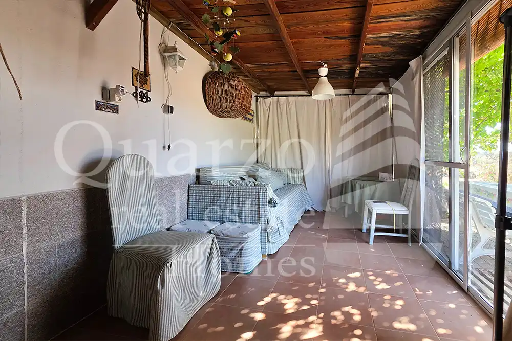 Terraza de Finca rústica en venta en Cáceres con Calefacción, Jardín privado y Trastero