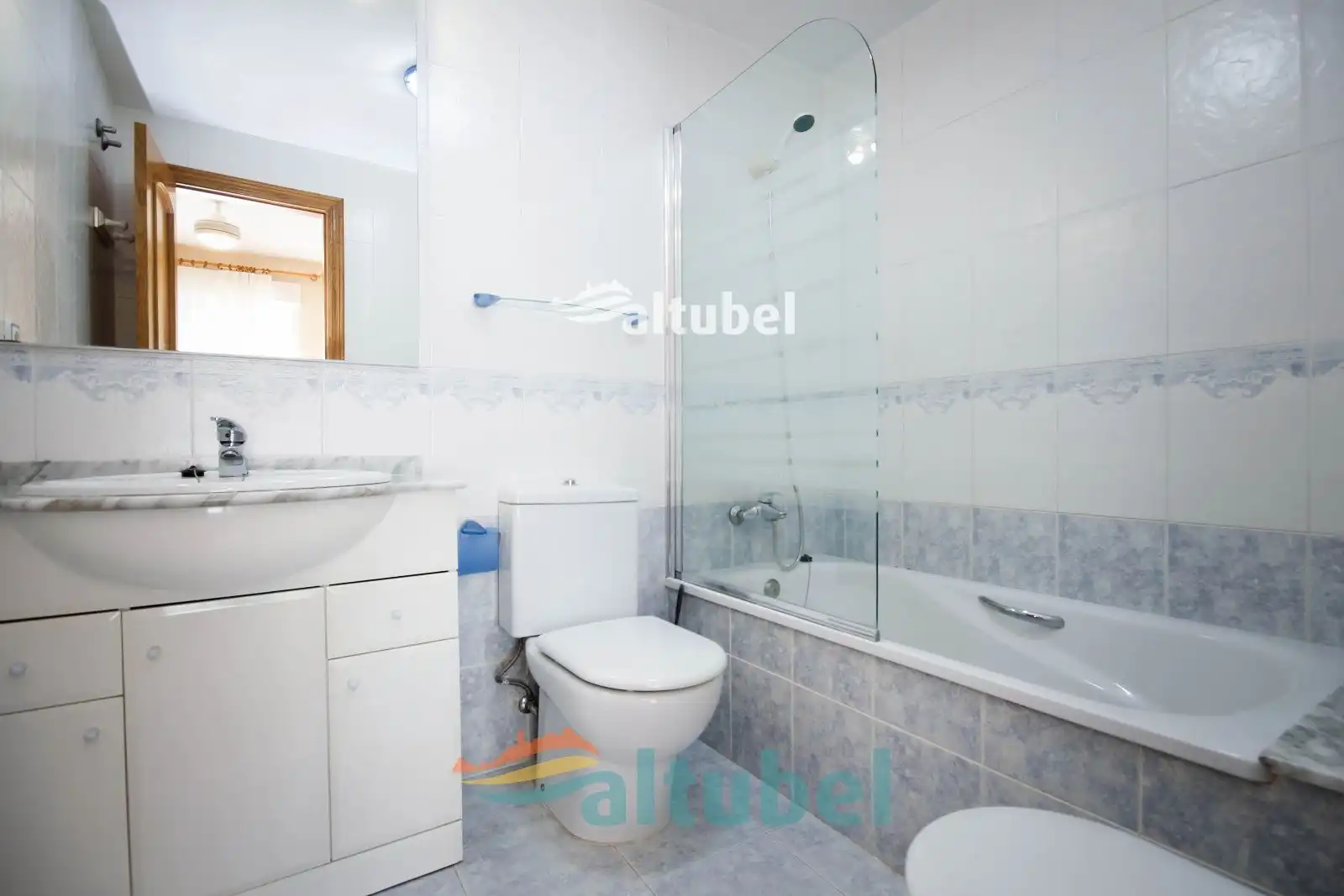Bany de Apartament en venda en Peñíscola / Peníscola amb Terrassa, Piscina i Moblat