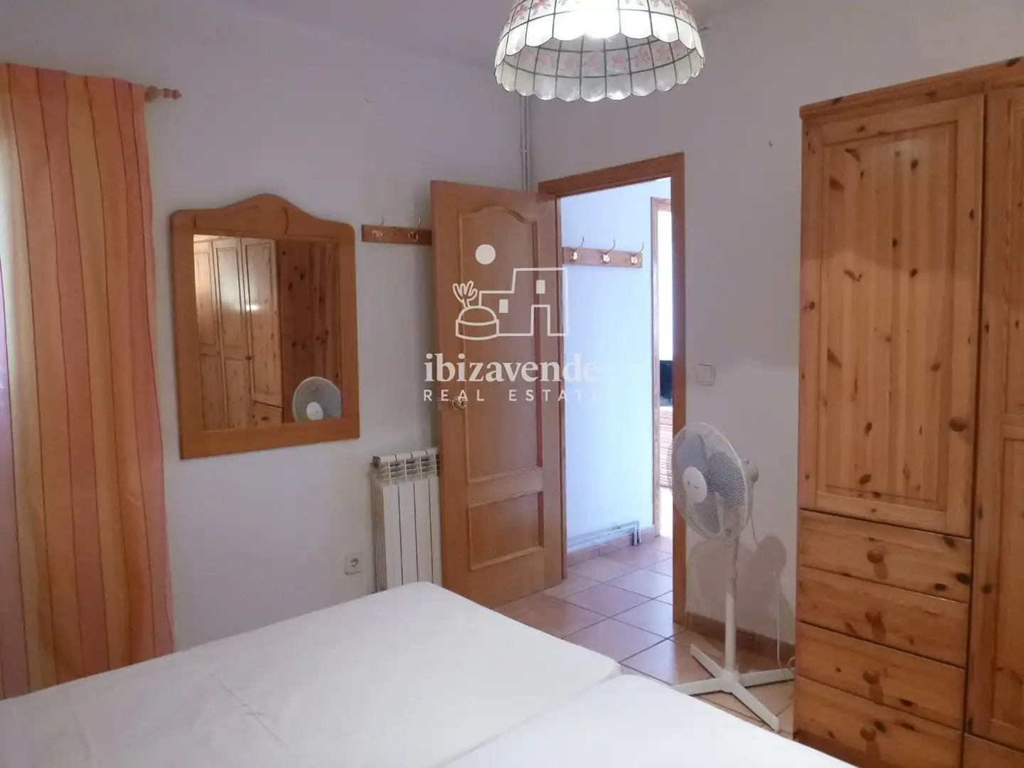 Schlafzimmer von Wohnung zur Miete in Eivissa mit Klimaanlage, Terrasse und Möbliert
