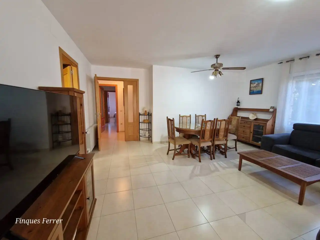 Comedor de Piso de alquiler en Cubelles con Aire acondicionado, Calefacción y Jardín privado