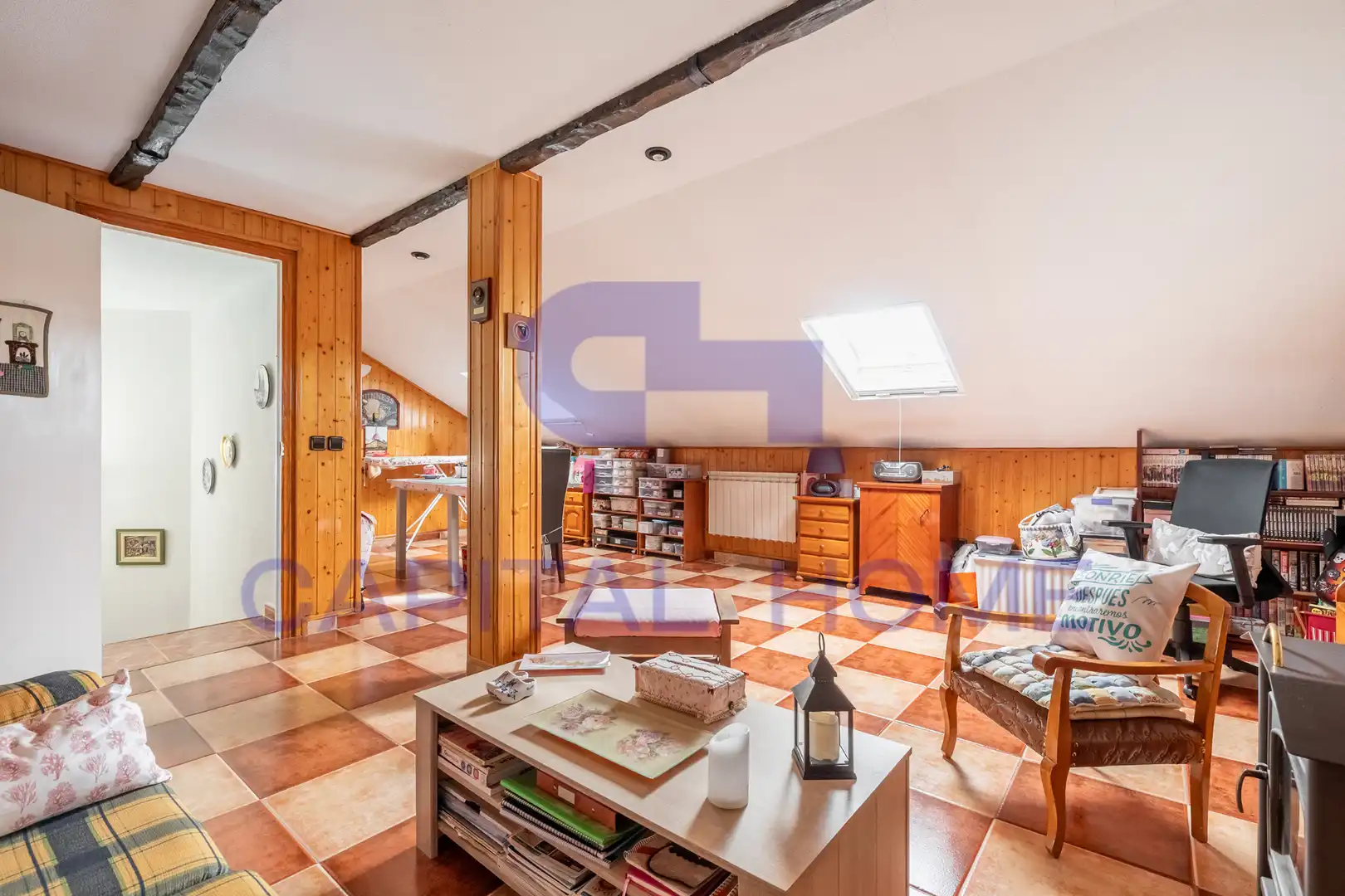 Living room of Houses for sale in Azuqueca de Henares  with Air Conditioner, Heating and Storage room