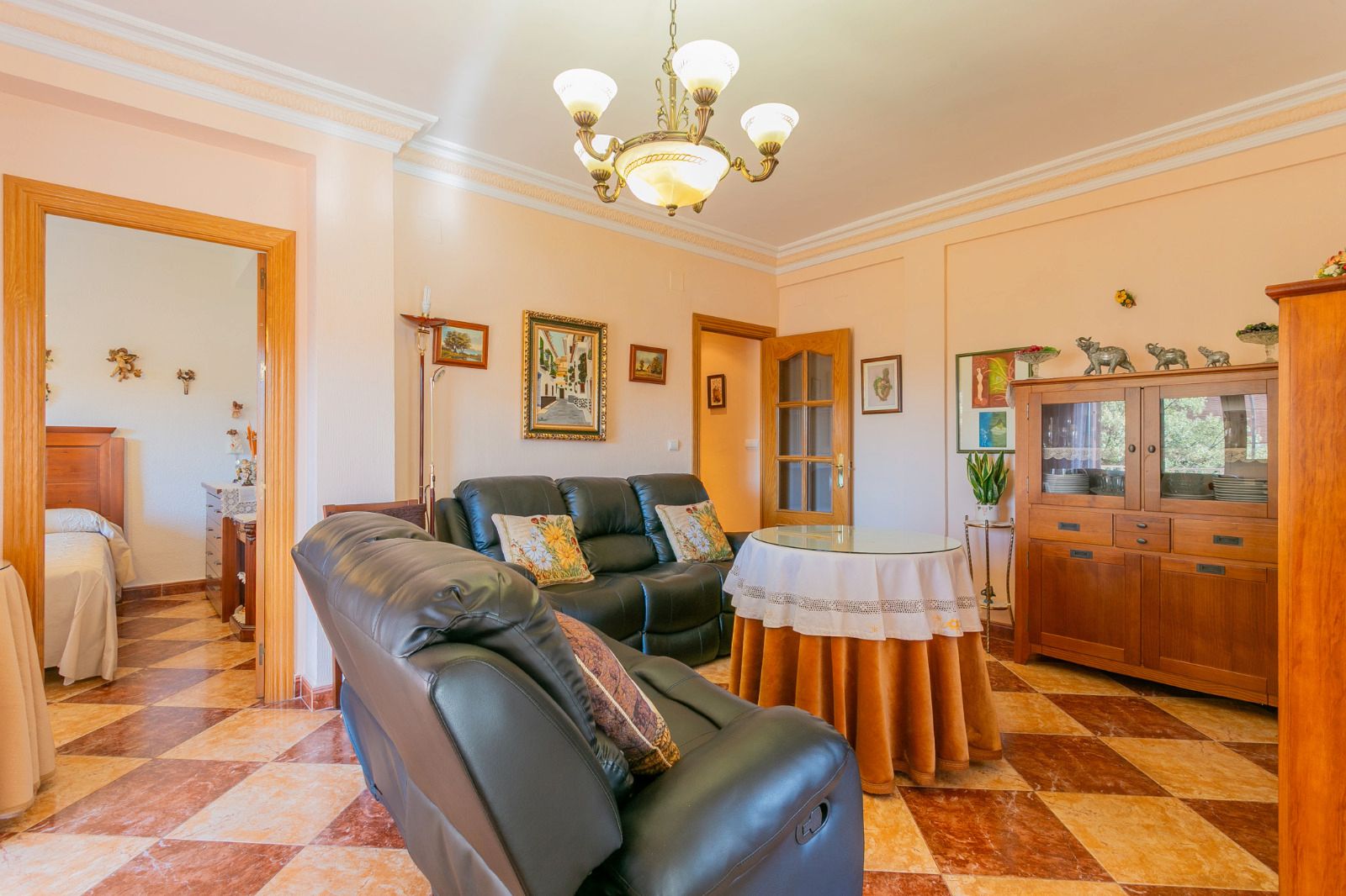 Sala d'estar de Pis en venda en  Granada Capital amb Moblat, Forn i Rentadora