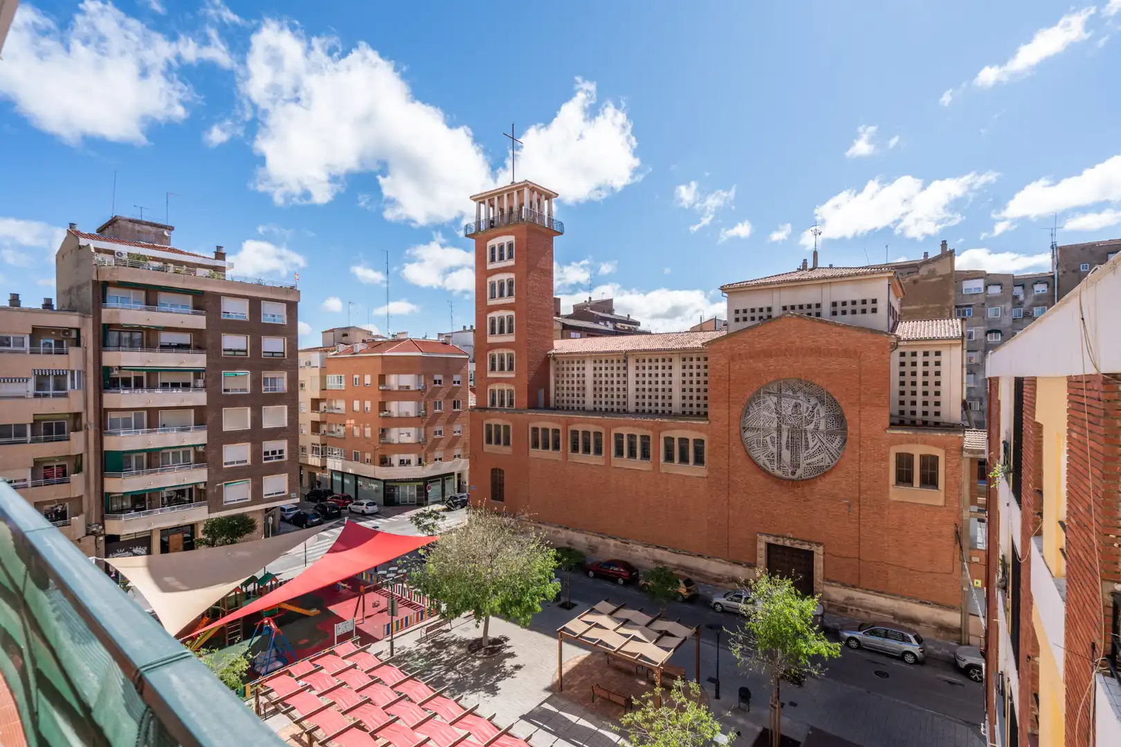 Vista exterior de Piso en venta en  Albacete Capital con Aire acondicionado, Calefacción y Terraza