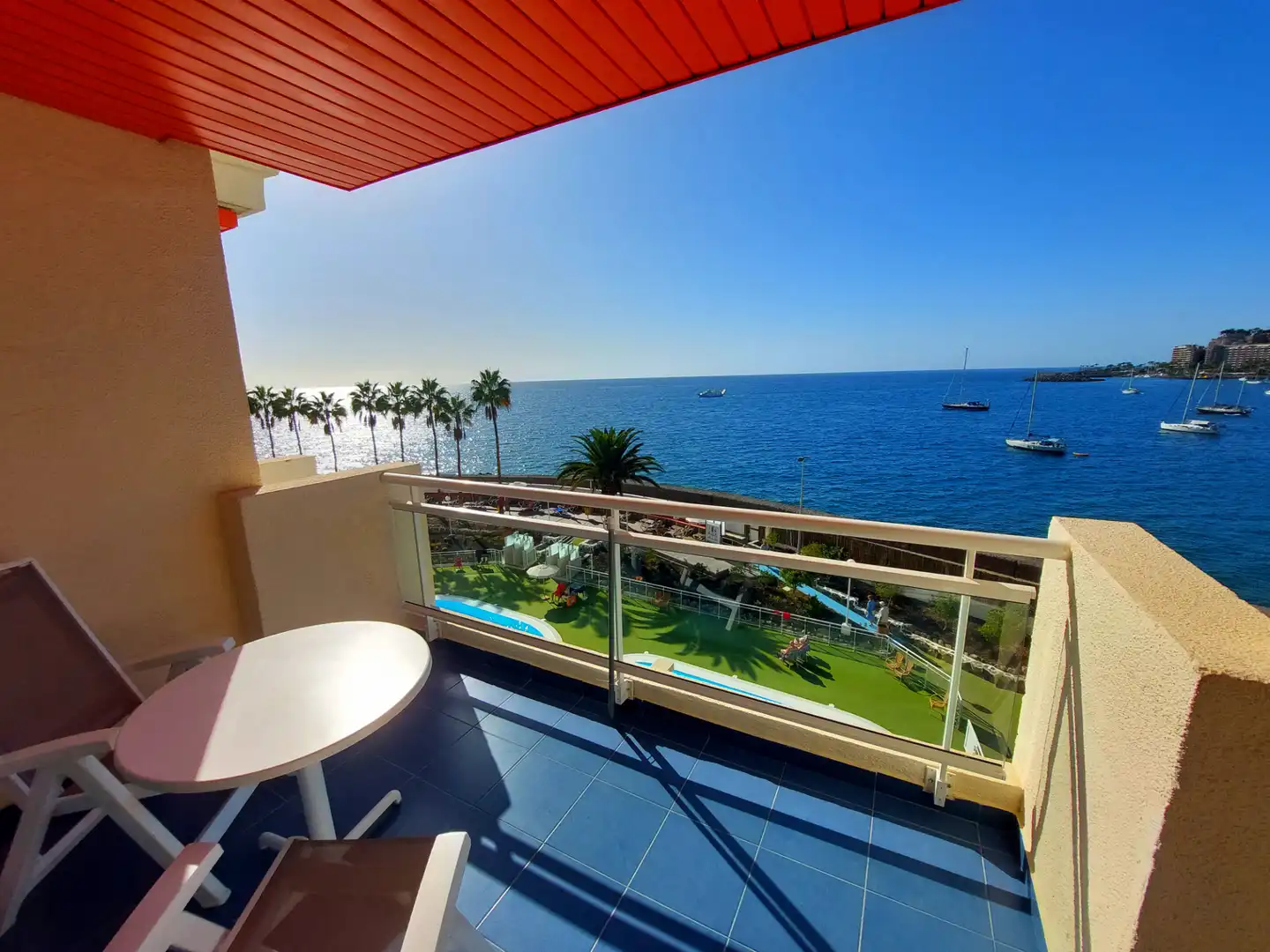 Terrace of Apartments for rent in Mogán  with Furnished, Washing machine and Microwave