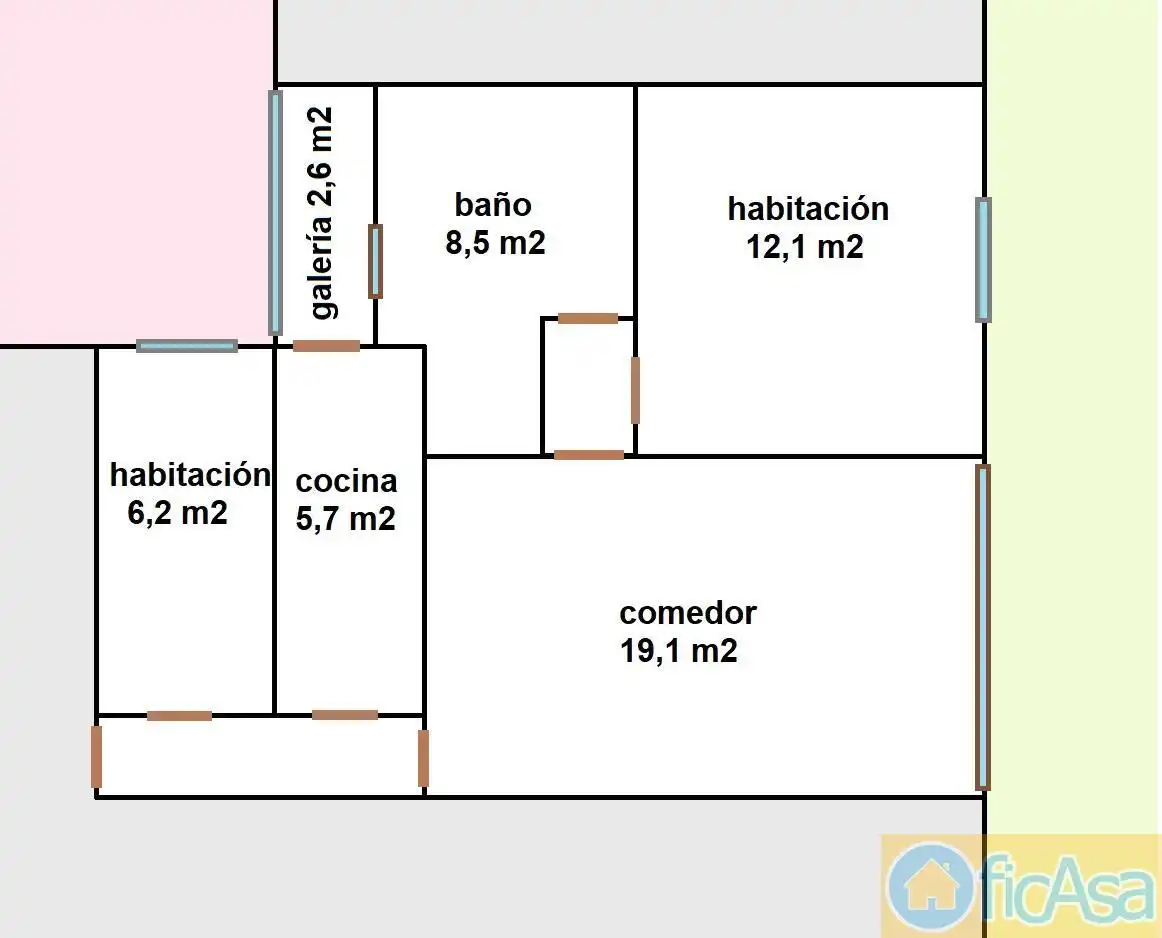 Piso de alquiler en Almagro, Zona Avenida del Mar