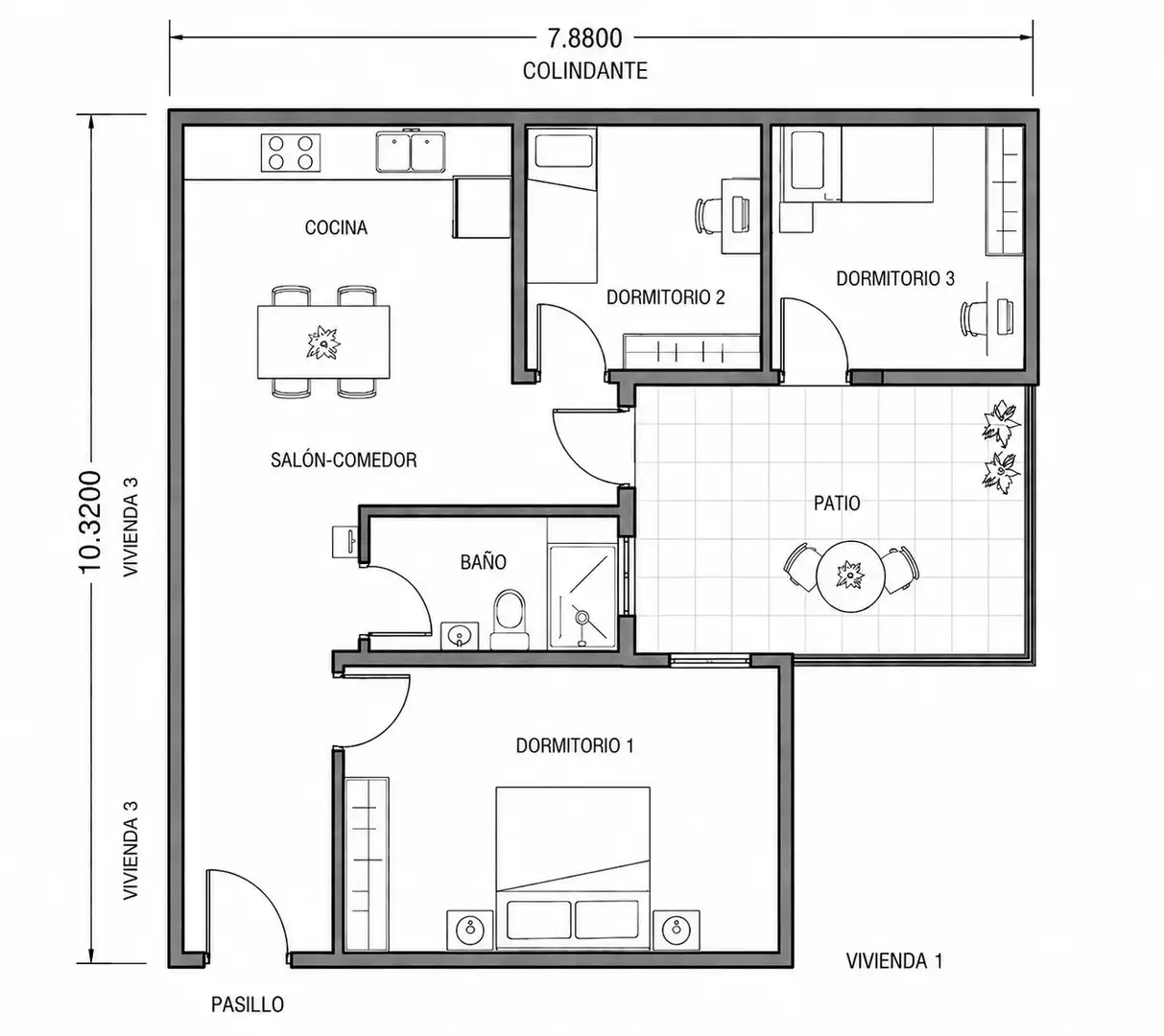 Flat for sale in Madrid  with Terrace, Oven and Washing machine