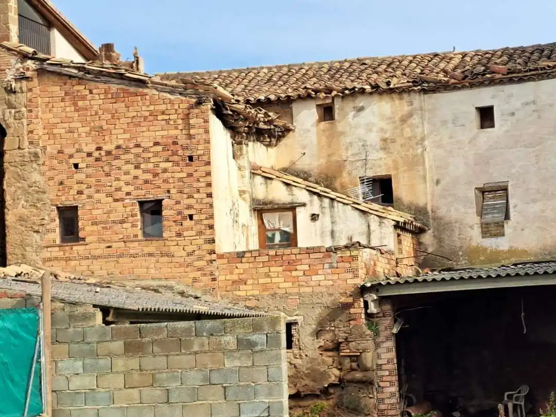 Vista exterior de Casa o chalet en venta en Casbas de Huesca con Jardín privado y Terraza