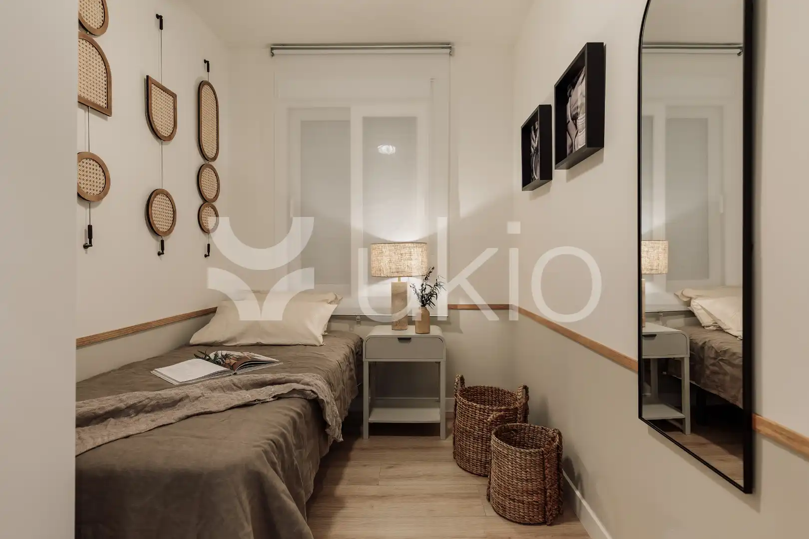 Bedroom of Apartments for rent in Barcelona  with Air Conditioner, Furnished and Oven