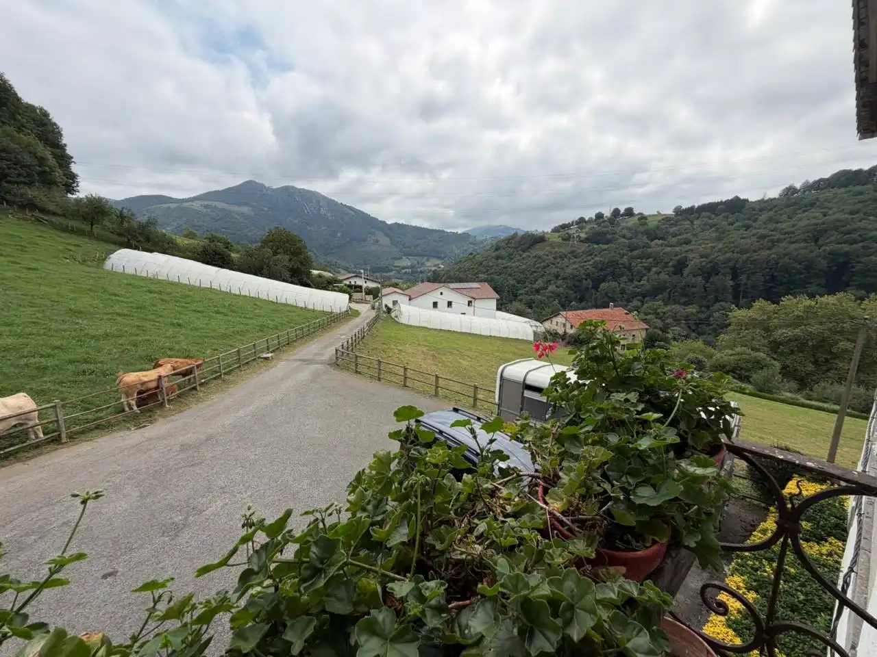 Exterior view of Houses for sale in Hernialde  with Private garden, Terrace and Furnished