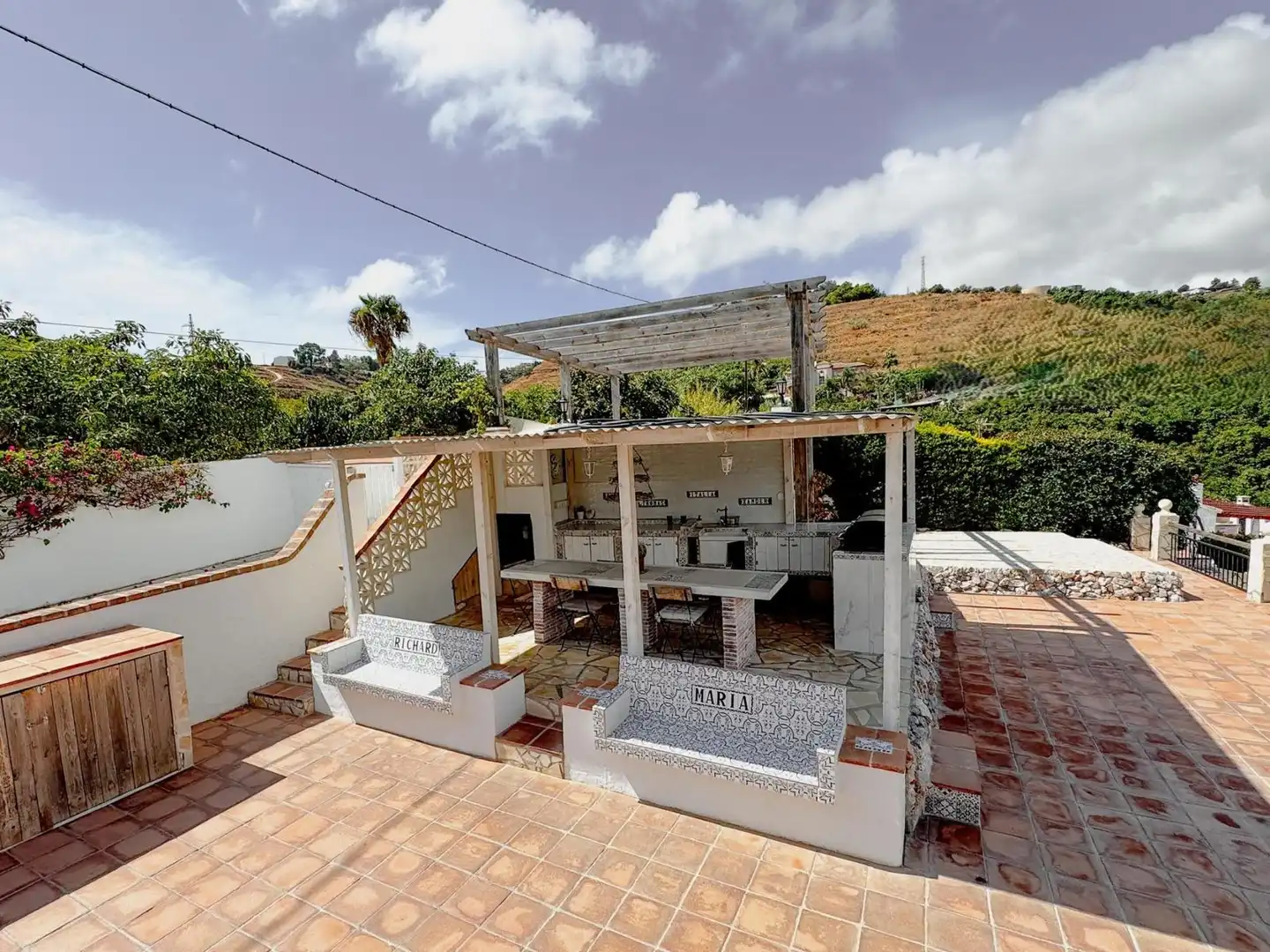 Terraza de Casa o chalet en venta en Nerja con Aire acondicionado, Jardín privado y Terraza