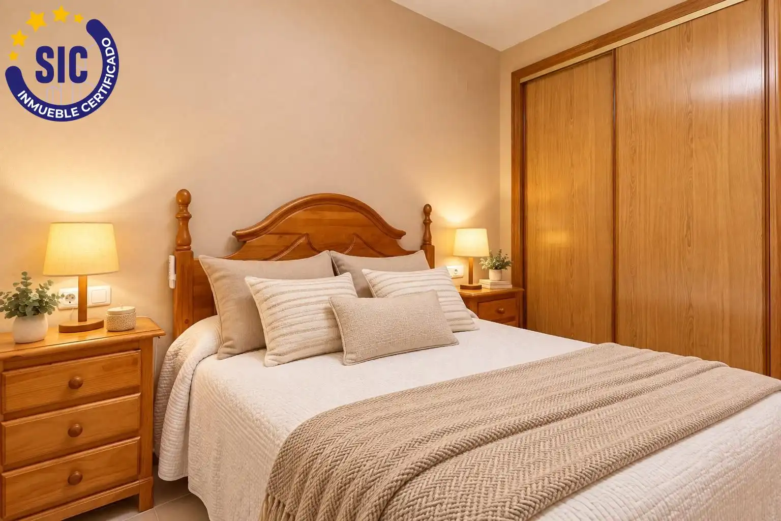 Dormitori de Apartament en venda en Peñíscola / Peníscola amb Terrassa, Moblat i Piscina comunitària