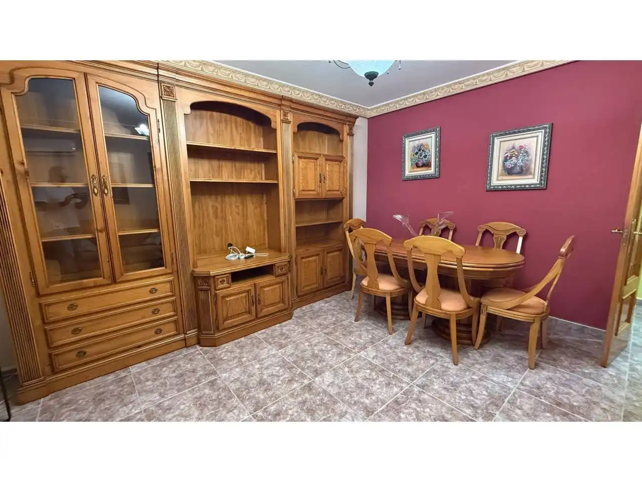 Esszimmer von Wohnung zur Miete in Archena mit Klimaanlage, Möbliert und Balkon
