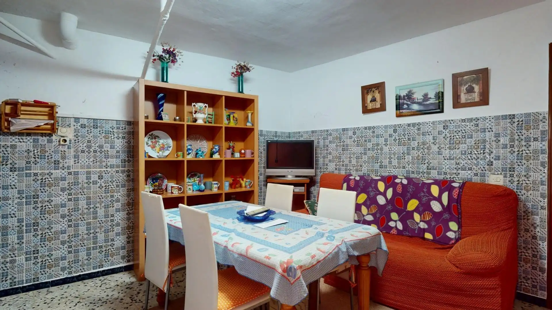 Comedor de Finca rústica en venta en Lumpiaque con Calefacción, Terraza y Amueblado